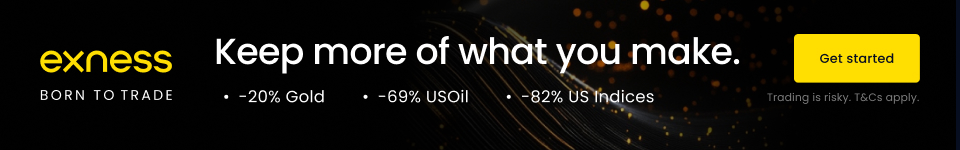 Exness tight spreads on Gold