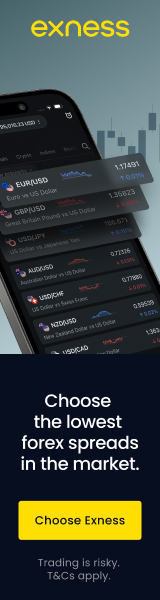 Exness — Choose the lowest forex spreads in the market