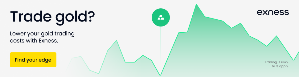 Trade Gold with Exness — Lower your gold trading costs