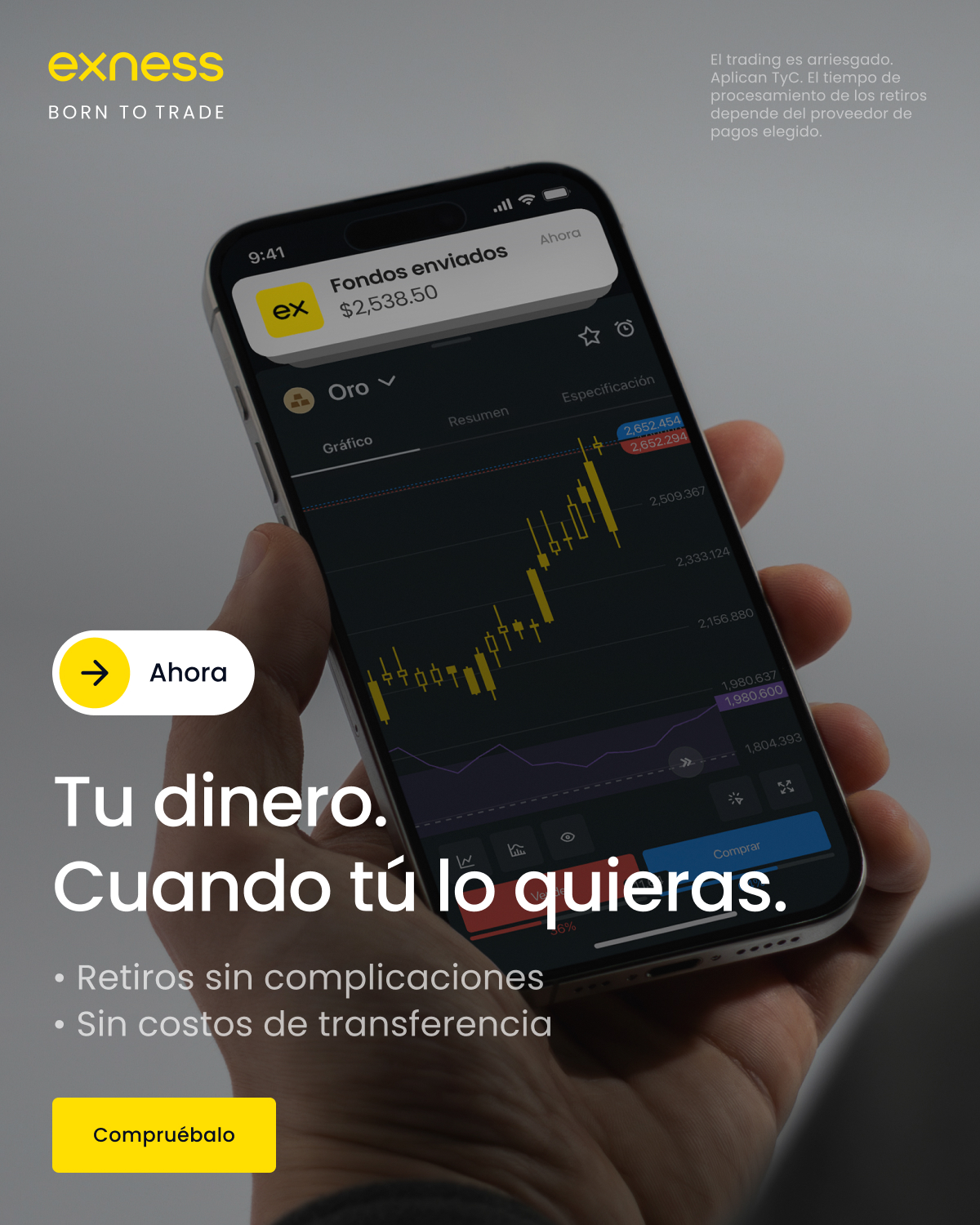 Exness - Simulá gratis en los mercados financieros